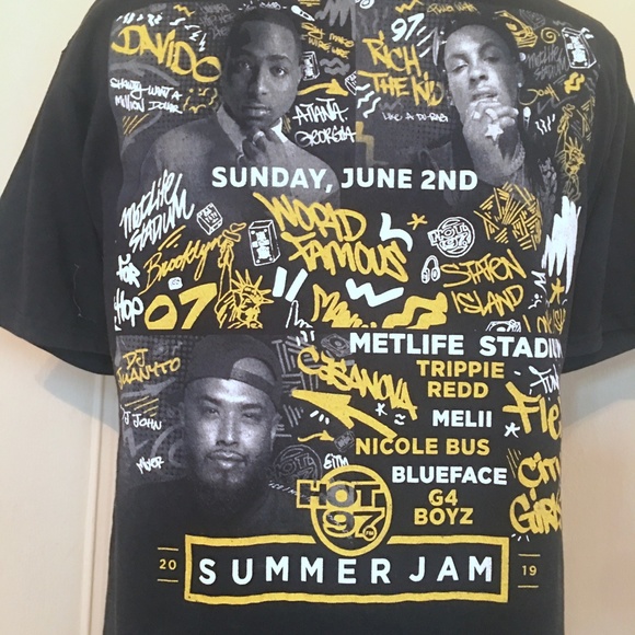 2019 Hot 97 Summer Jam NYC Concert T Shirt, medium - Picture 5 of 10